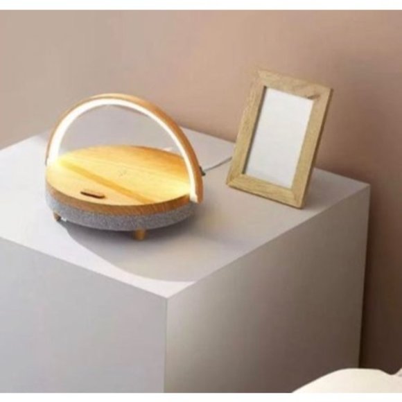 Bluetooth Sound stand Bluetooth Speaker Lamp Wireless Charger USB - Picture 3 of 12